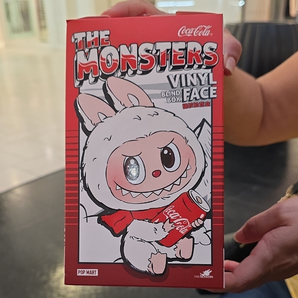 Coca-Cola The Monsters Vinyl Box with Red and White Design